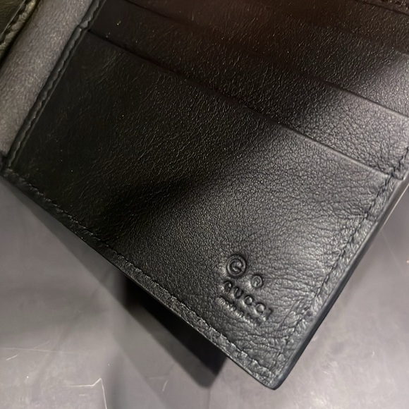 Gucci leather bifold wallet NEW - Picture 2 of 4